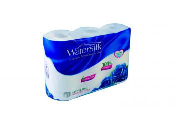 Giấy vệ sinh Watersilk 6 cuộn 35 m