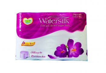 Giấy vệ sinh Watersilk 6 cuộn không lõi